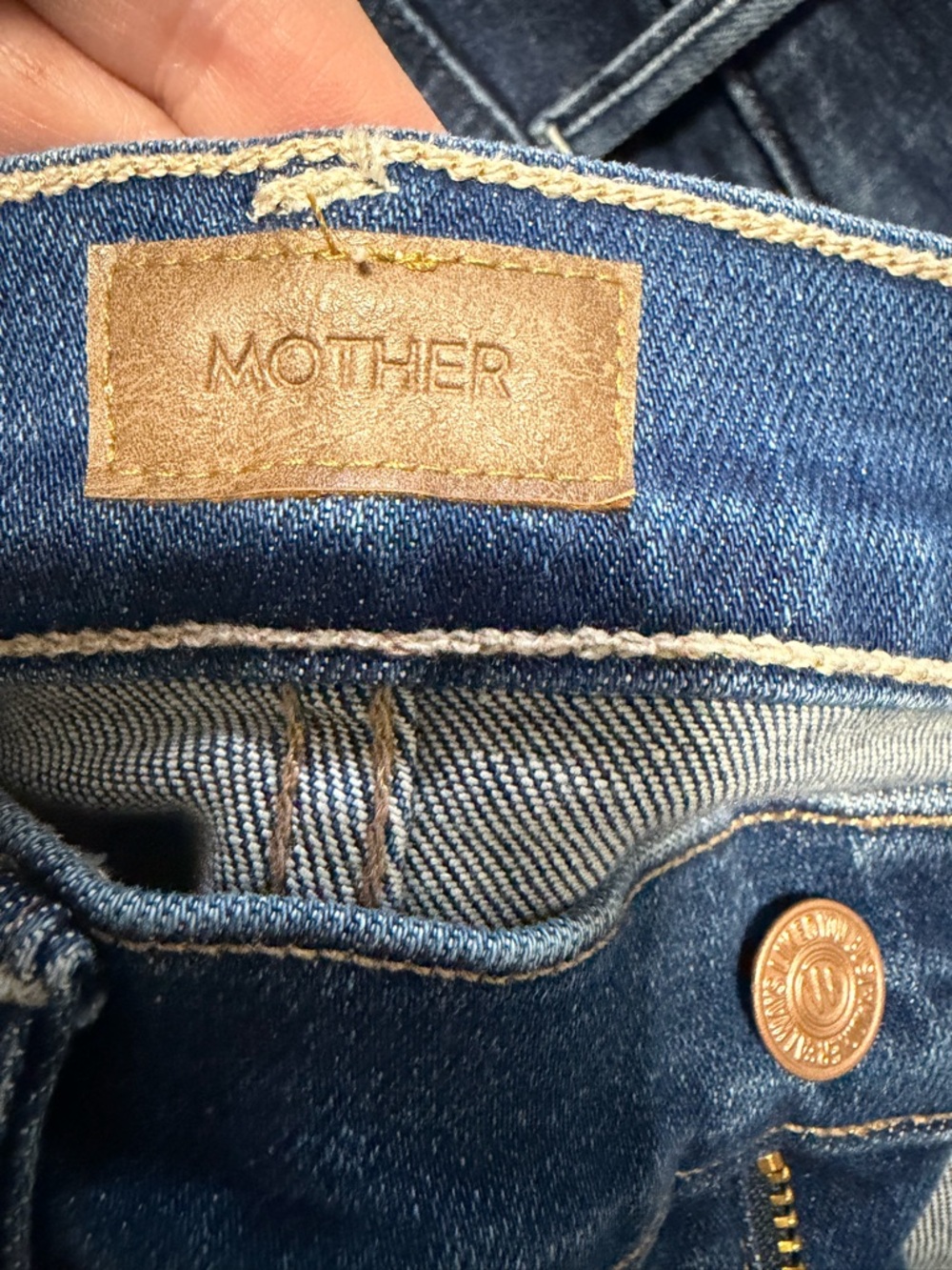 MOTHER The Weekender Fray in Take it Easy- High-Rise Flare Jeans - Picture 4 of 5